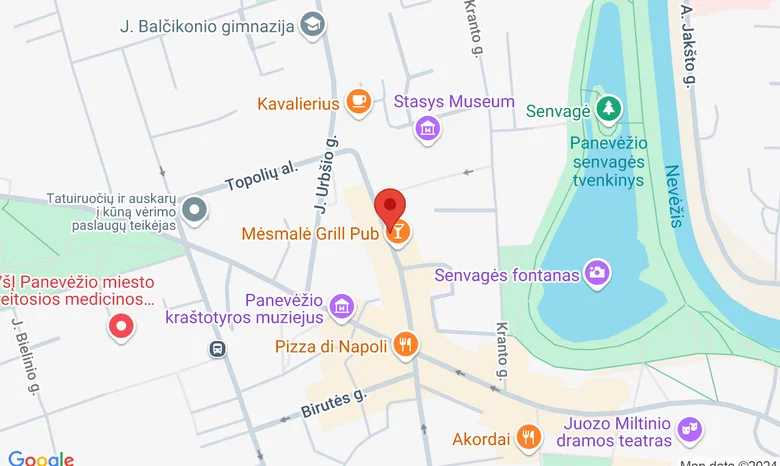 Edukacinė bendrovė „Kalba.Lt“, Panevėžio filialas žemėlapis