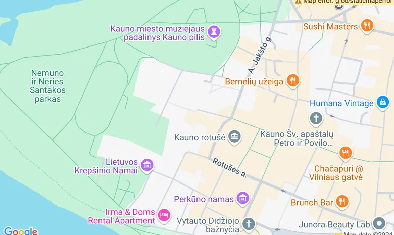 MOJO Lounge - kokteilių baras žemėlapis