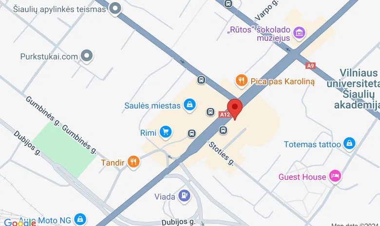 Tilžės 118, 4 aukštas "Gyvenimo meno" centras žemėlapis