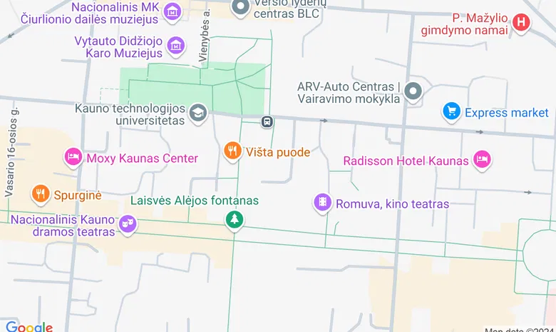LRT Kauno redakcija  žemėlapis