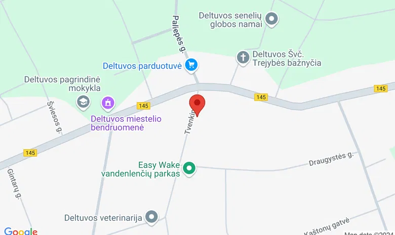 Deltuva žemėlapis