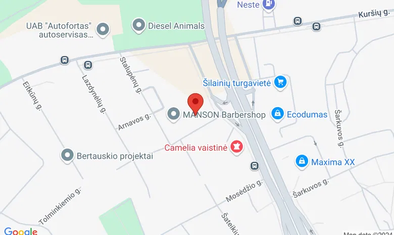 Kristaus Misijos baptistų bažnyčia žemėlapis