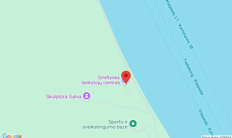 Smiltynės Lankytojų centras žemėlapis