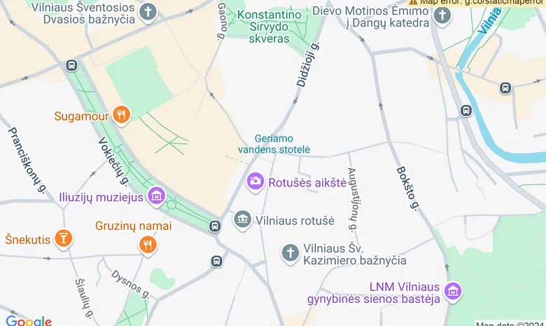 Fontanas rotušės aikštėje žemėlapis