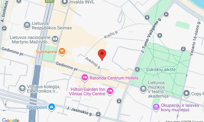 Vilniaus etninės kultūros centras žemėlapis