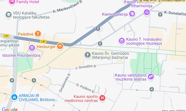 Šeimos studija „Baltas mėnulis“ žemėlapis
