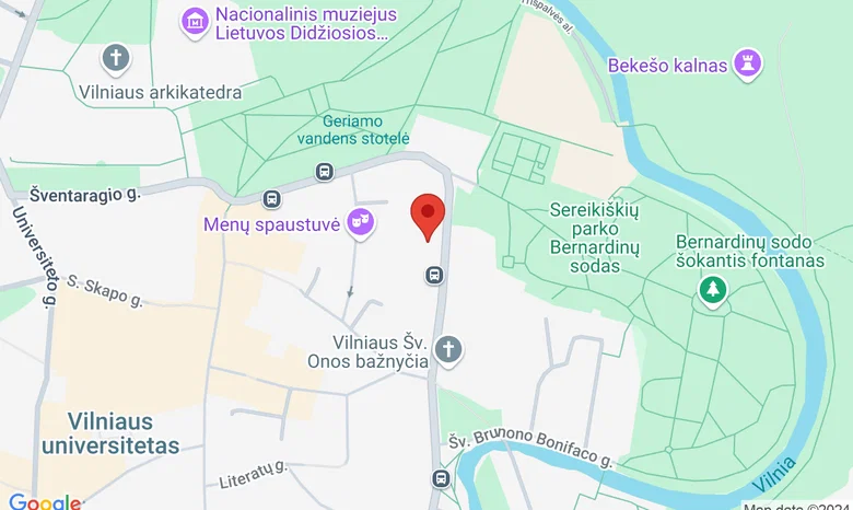 VDA Dizaino inovacijų centras žemėlapis
