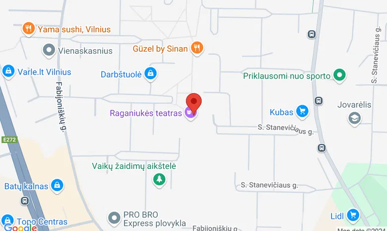 Fabijoniškės, S.Stanevičiaus g. 24 žemėlapis
