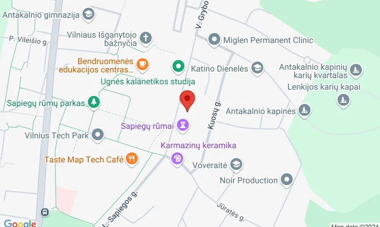 Lietuvos teismų ekspozicija žemėlapis