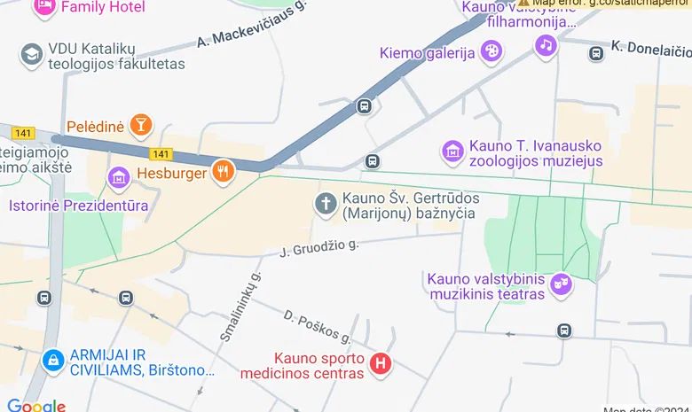 Galerija „Menų natos“ žemėlapis
