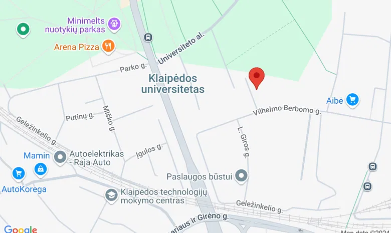 Klaipėdos mokslo ir technologijų parkas žemėlapis