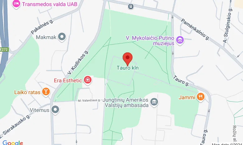 Tauro kalnas žemėlapis