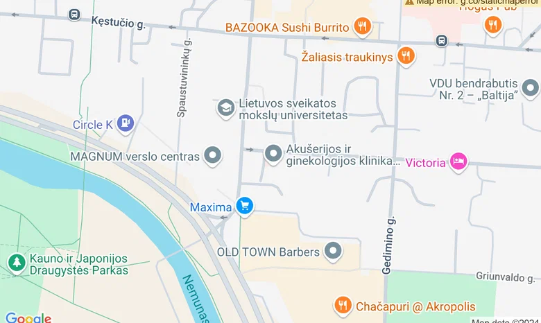 Krikščioniškųjų gimdymo namų Motinystės centras  žemėlapis