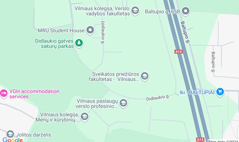 Informacinių technologijų atviros prieigos centras žemėlapis