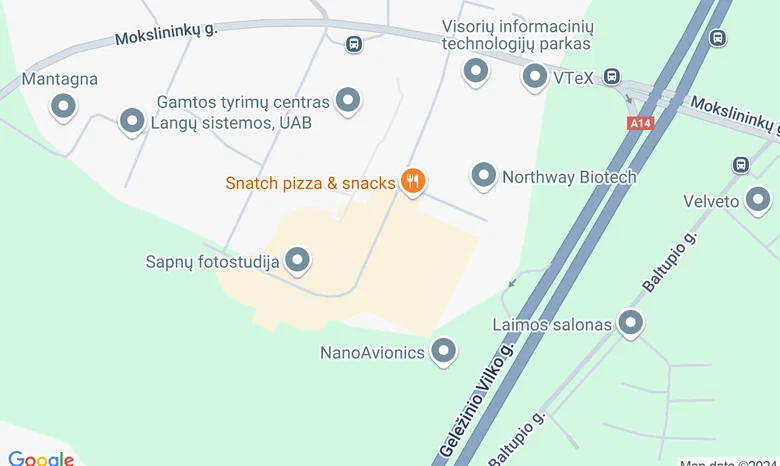 "Altechna" žemėlapis