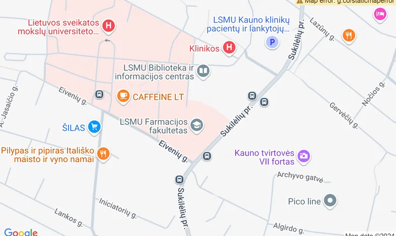 Slėnio „SANTAKA“ naujausių farmacijos bei sveikatos technologijų centras žemėlapis