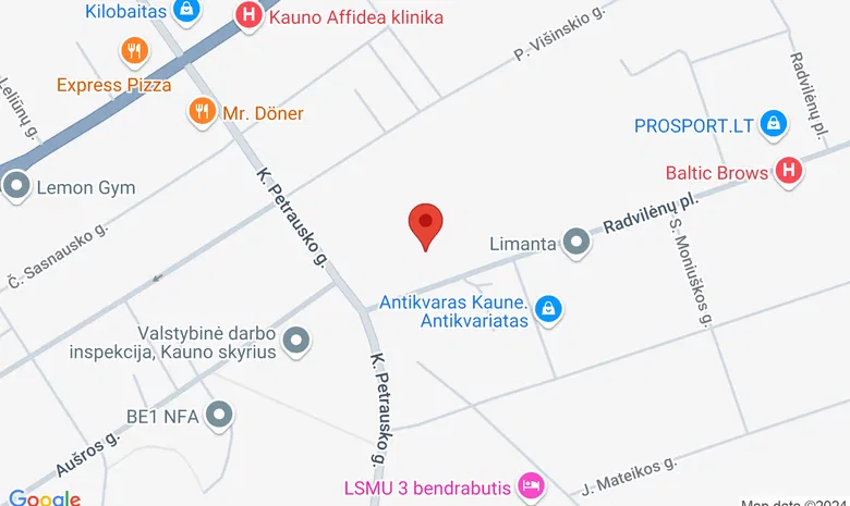 Radvilėnų pl. 1B, Kaunas žemėlapis