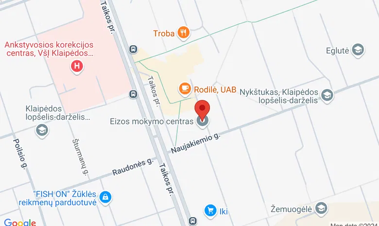 Klaipėdos Vaišnavų kultūros centras žemėlapis