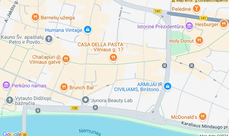 Baras „Sambaris“ žemėlapis