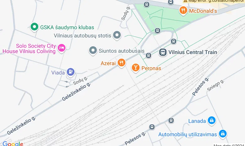 Baras „Que Pasa“ žemėlapis