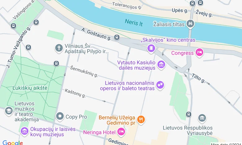 Mingintės Bertašienės gamtos mokykla žemėlapis