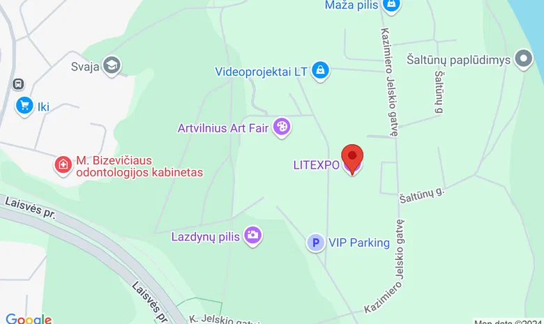 LITEXPO - Parodų rūmai žemėlapis