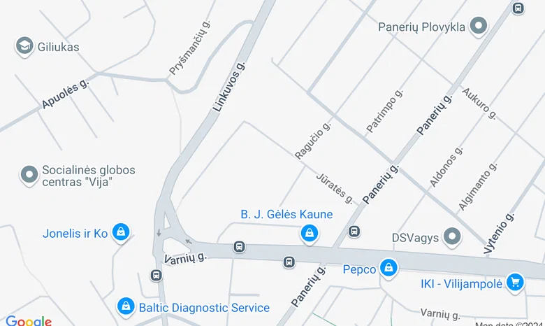 Kauno kurčiųjų reabilitacijos centras žemėlapis