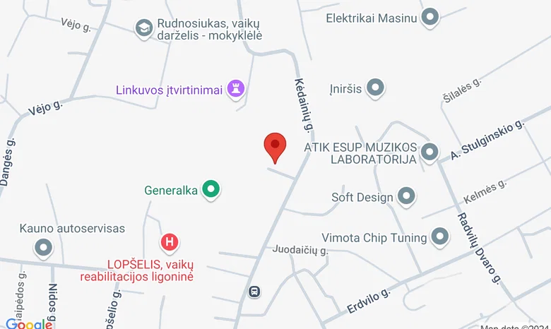 Kėdainių gatvė 23, LT-48300 Kaunas, Lietuva žemėlapis