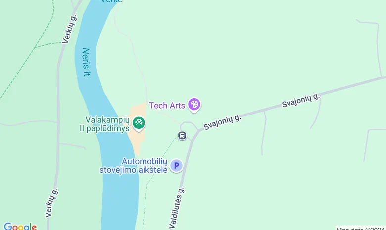 Kūrybinių industrijų centras „Pakrantė“  žemėlapis