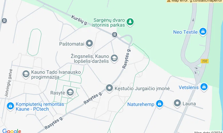 Lopšelis -darželis "Žingsnelis" žemėlapis