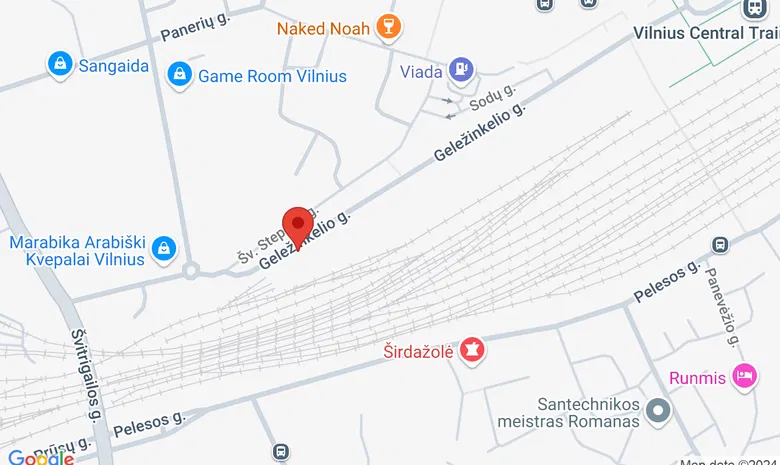 Vilniaus lokomotyvų remonto depas žemėlapis