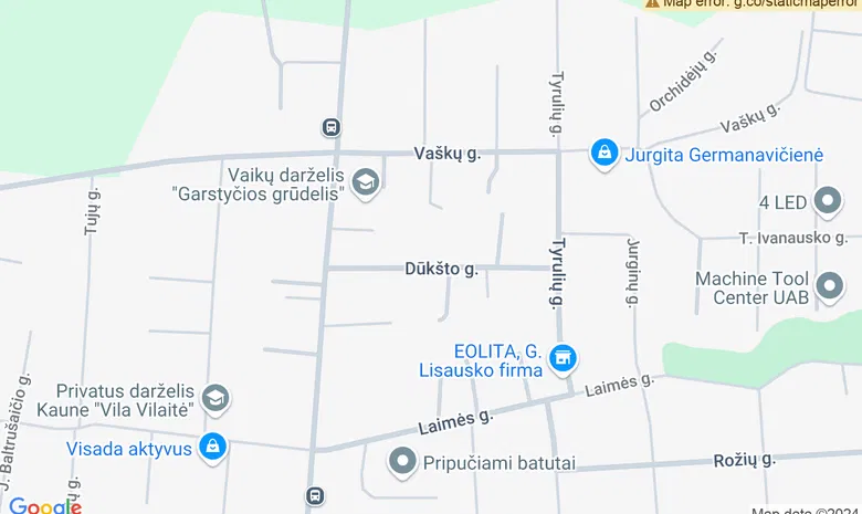 Keramikos ir dailės studija žemėlapis