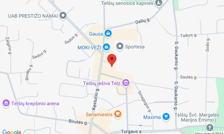 Laisves g. 3, Telsiai žemėlapis