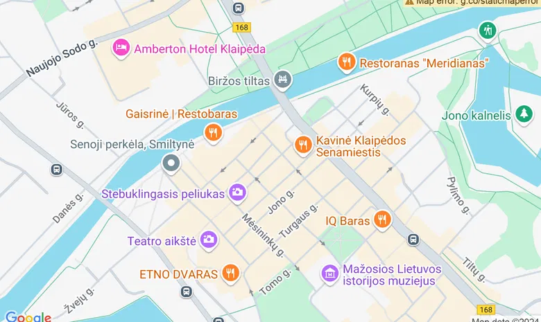 Pajūrio laiškai žemėlapis