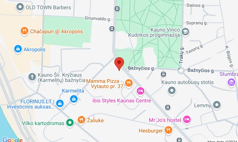 Vytauto pr. 43  žemėlapis