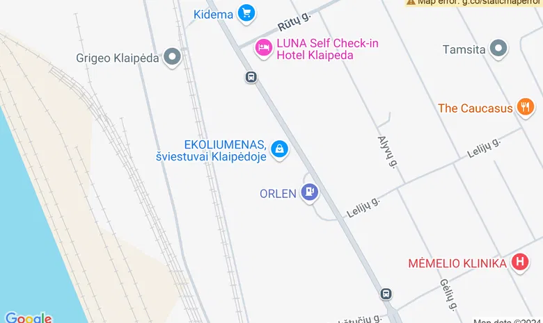 Namų idėjų centras NIC žemėlapis