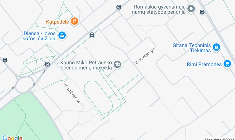 M. DOBUŽINSKIO KULTŪROS IR ESTETINIO LAVINIMO CENTRAS žemėlapis
