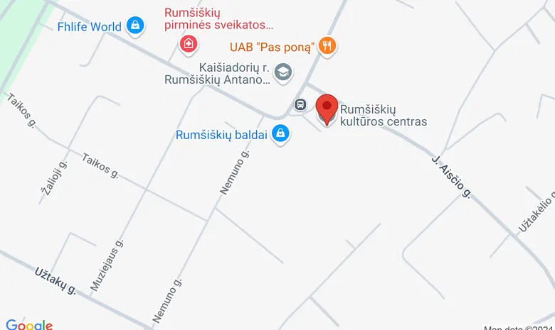 Rumšiškių kultūros centras žemėlapis