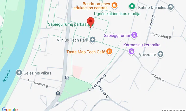 Sapiegų rūmų parkas žemėlapis