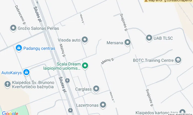 Studijos “Svajonė“ salė žemėlapis