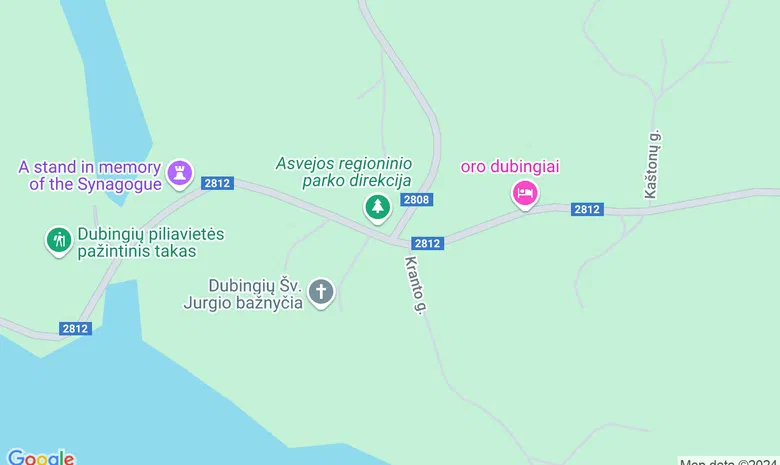 ORO Dubingiai žemėlapis