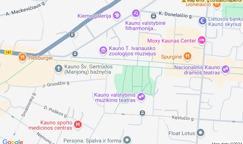 Muzikinio teatro sodelis žemėlapis