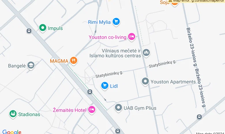 LRT koncertų studija žemėlapis