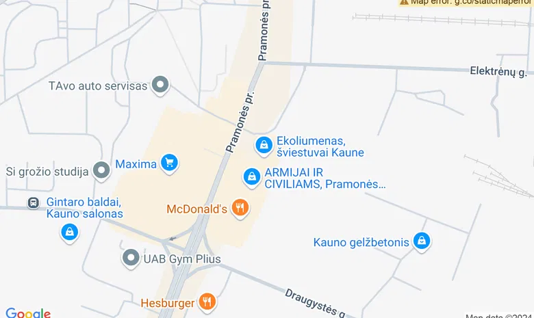 Namų idėjų centras „NIC“ žemėlapis