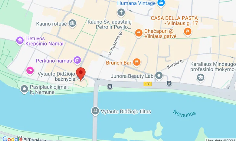Vytauto bažnyčia Liuteronų bažnyčia žemėlapis