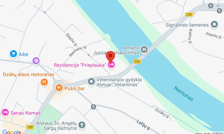 Sveikatingumo kompleksas „Prieplauka“ žemėlapis