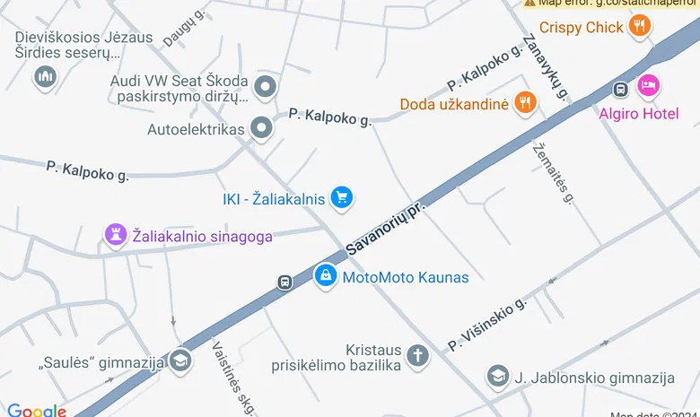 Sporto klubas "Fankas"  žemėlapis