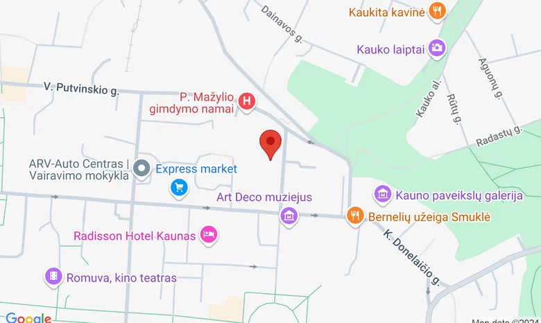 UAB Galimybių vystymo centras žemėlapis