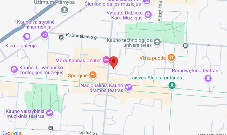 Tetulės sriubinė žemėlapis