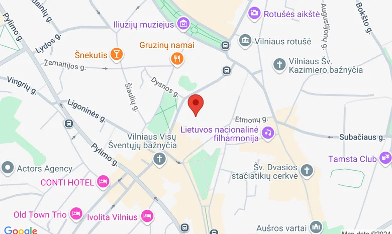 Vegan RawHouse žemėlapis